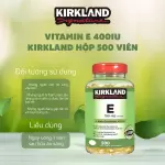 Vitamin E 400 IU Kirkland nuôi dưỡng làn da, ngăn ngừa hình thành nếp nhăn