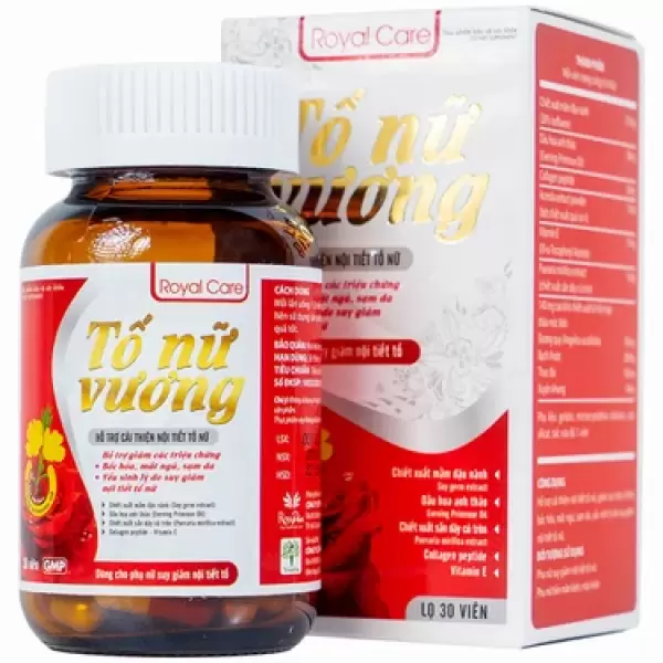 Viên uống Tố Nữ Vương Royal Care hỗ trợ cải thiện nội tiết tố nữ