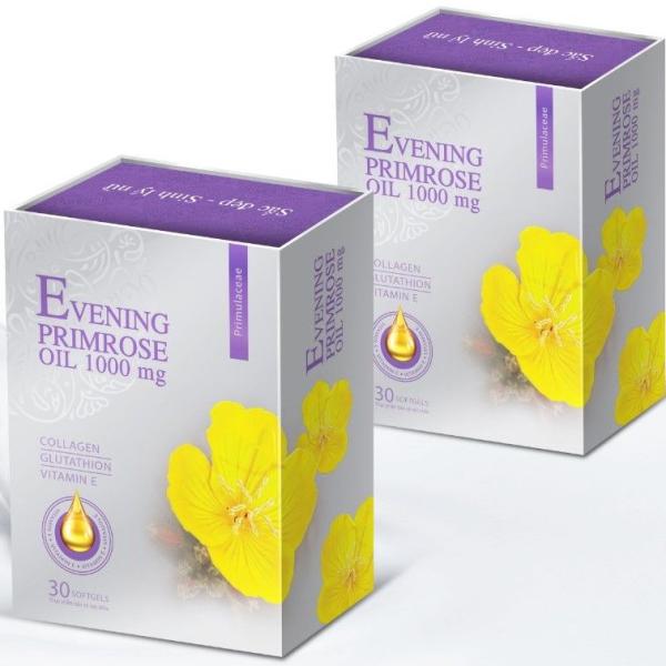 Viên uống sáng da EVENING PRIMROSE OIL 1000mg hỗ trợ giảm các triệu chứng tiền mãn kinh